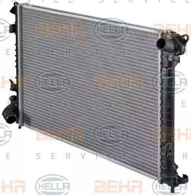 BEHR HELLA Service 8MK 376 749-521 - Radiators, Motora dzesēšanas sistēma autodraugiem.lv