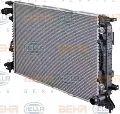 BEHR HELLA Service 8MK 376 745-654 - Radiators, Motora dzesēšanas sistēma autodraugiem.lv