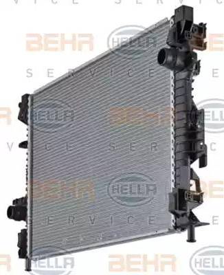 BEHR HELLA Service 8MK 376 745-601 - Radiators, Motora dzesēšanas sistēma autodraugiem.lv