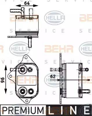 BEHR HELLA Service 8MK 376 745-011 - Degvielas radiators autodraugiem.lv