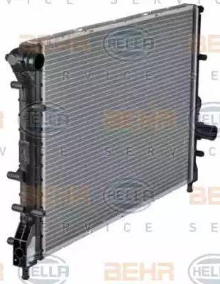 BEHR HELLA Service 8MK 376 766-111 - Radiators, Motora dzesēšanas sistēma autodraugiem.lv