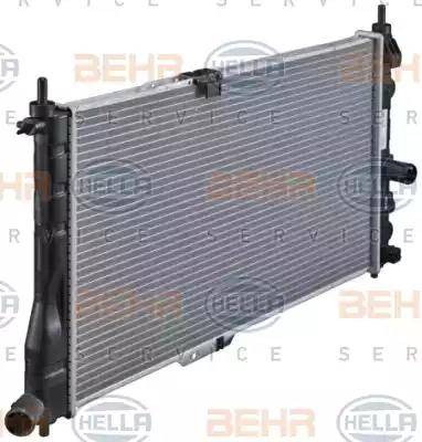 BEHR HELLA Service 8MK 376 762-541 - Radiators, Motora dzesēšanas sistēma autodraugiem.lv