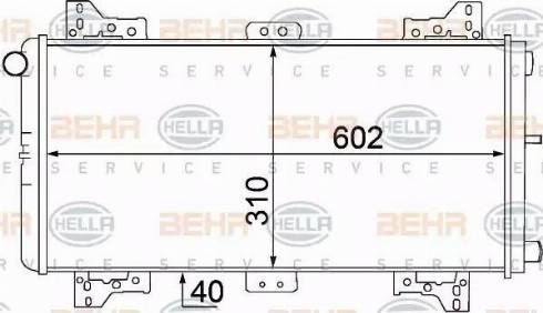 BEHR HELLA Service 8MK 376 767-771 - Radiators, Motora dzesēšanas sistēma autodraugiem.lv