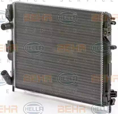 BEHR HELLA Service 8MK 376 700-571 - Radiators, Motora dzesēšanas sistēma autodraugiem.lv