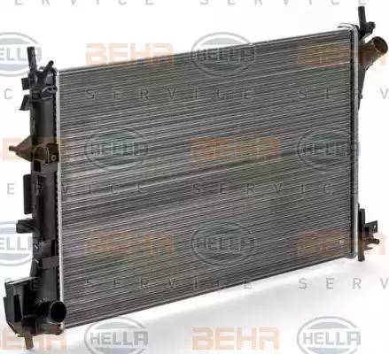 BEHR HELLA Service 8MK 376 700-664 - Radiators, Motora dzesēšanas sistēma autodraugiem.lv