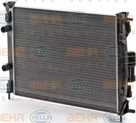 BEHR HELLA Service 8MK 376 700-684 - Radiators, Motora dzesēšanas sistēma autodraugiem.lv