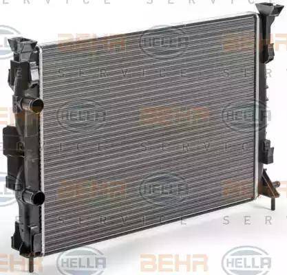 BEHR HELLA Service 8MK 376 700-681 - Radiators, Motora dzesēšanas sistēma autodraugiem.lv