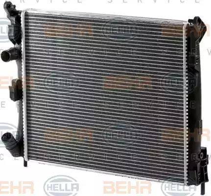 BEHR HELLA Service 8MK 376 700-384 - Radiators, Motora dzesēšanas sistēma autodraugiem.lv