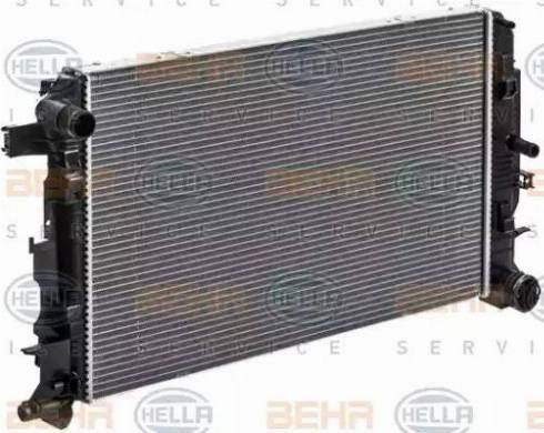 BEHR HELLA Service 8MK 376 701-001 - Radiators, Motora dzesēšanas sistēma autodraugiem.lv