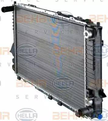 BEHR HELLA Service 8MK 376 715-261 - Radiators, Motora dzesēšanas sistēma autodraugiem.lv