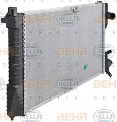 BEHR HELLA Service 8MK 376 711-681 - Radiators, Motora dzesēšanas sistēma autodraugiem.lv