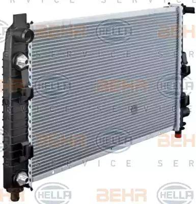 BEHR HELLA Service 8MK 376 713-051 - Radiators, Motora dzesēšanas sistēma autodraugiem.lv