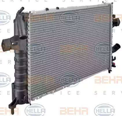 BEHR HELLA Service 8MK 376 712-601 - Radiators, Motora dzesēšanas sistēma autodraugiem.lv