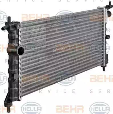 BEHR HELLA Service 8MK 376 712-001 - Radiators, Motora dzesēšanas sistēma autodraugiem.lv