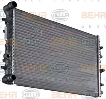 BEHR HELLA Service 8MK 376 717-701 - Radiators, Motora dzesēšanas sistēma autodraugiem.lv