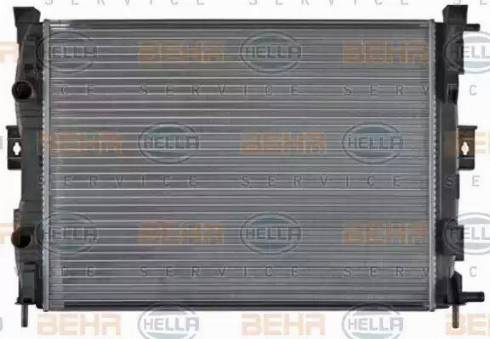 BEHR HELLA Service 8MK 376 781-131 - Radiators, Motora dzesēšanas sistēma autodraugiem.lv