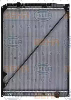 BEHR HELLA Service 8MK 376 721-491 - Radiators, Motora dzesēšanas sistēma autodraugiem.lv