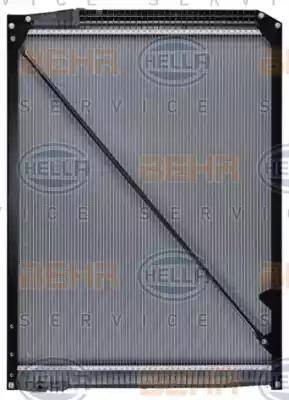 BEHR HELLA Service 8MK 376 721-491 - Radiators, Motora dzesēšanas sistēma autodraugiem.lv