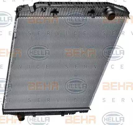 BEHR HELLA Service 8MK 376 721-791 - Radiators, Motora dzesēšanas sistēma autodraugiem.lv