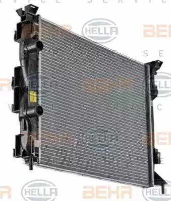 BEHR HELLA Service 8MK 376 772-031 - Radiators, Motora dzesēšanas sistēma autodraugiem.lv