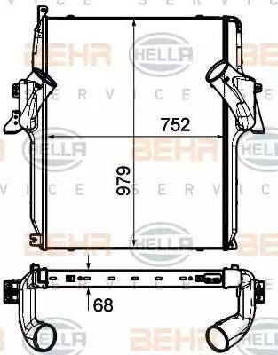 BEHR HELLA Service 8ML 376 906-351 - Starpdzesētājs autodraugiem.lv