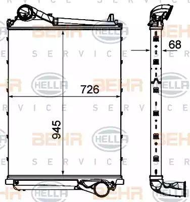 BEHR HELLA Service 8ML 376 906-381 - Starpdzesētājs autodraugiem.lv