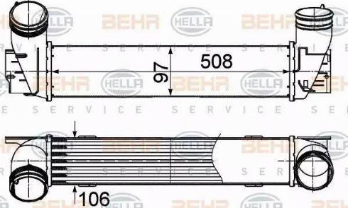 BEHR HELLA Service 8ML 376 988-074 - Starpdzesētājs autodraugiem.lv