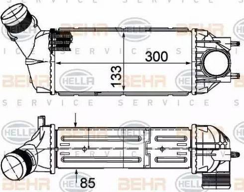 BEHR HELLA Service 8ML 376 988-104 - Starpdzesētājs autodraugiem.lv