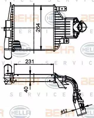 BEHR HELLA Service 8ML 376 988-384 - Starpdzesētājs autodraugiem.lv