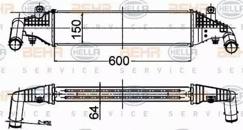 BEHR HELLA Service 8ML 376 988-284 - Starpdzesētājs autodraugiem.lv