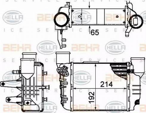 BEHR HELLA Service 8ML 376 899-061 - Starpdzesētājs autodraugiem.lv