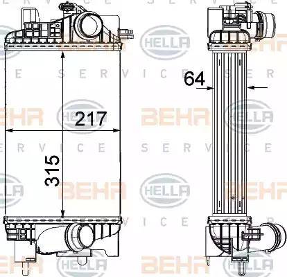 BEHR HELLA Service 8ML 376 756-411 - Starpdzesētājs autodraugiem.lv