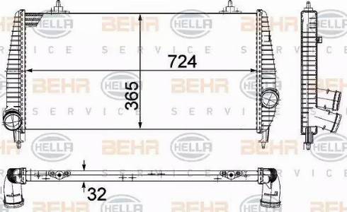 BEHR HELLA Service 8ML 376 756-751 - Starpdzesētājs autodraugiem.lv