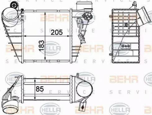 BEHR HELLA Service 8ML 376 700-704 - Starpdzesētājs autodraugiem.lv