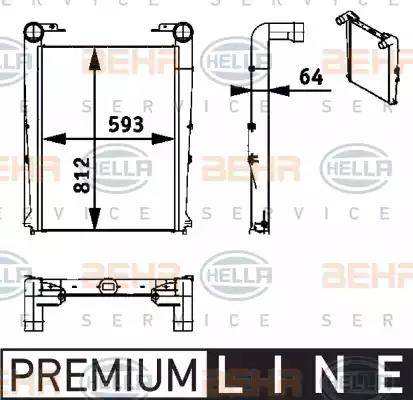 BEHR HELLA Service 8ML 376 722-011 - Starpdzesētājs autodraugiem.lv