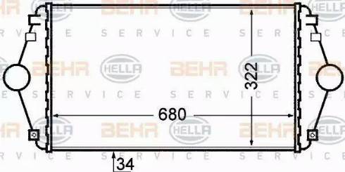 BEHR HELLA Service 8ML 376 727-641 - Starpdzesētājs autodraugiem.lv