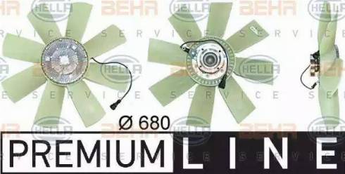 BEHR HELLA Service 8MV 376 731-471 - Ventilators, Motora dzesēšanas sistēma autodraugiem.lv