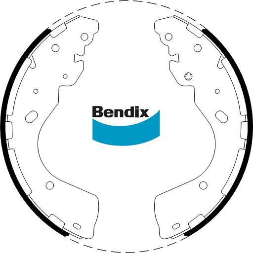 BENDIX BS5021 - Bremžu loku komplekts autodraugiem.lv