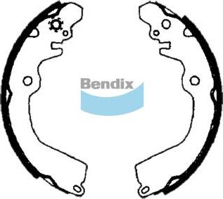 BENDIX BS1699 - Bremžu loku komplekts autodraugiem.lv