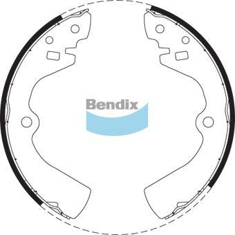 BENDIX BS1656 - Bremžu loku komplekts autodraugiem.lv