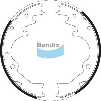 BENDIX BS1665 - Bremžu loku komplekts autodraugiem.lv