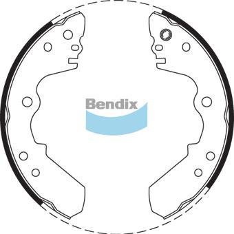 BENDIX BS1662 - Bremžu loku komplekts autodraugiem.lv