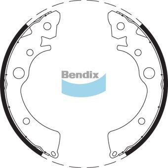 BENDIX BS1610 - Bremžu loku komplekts autodraugiem.lv