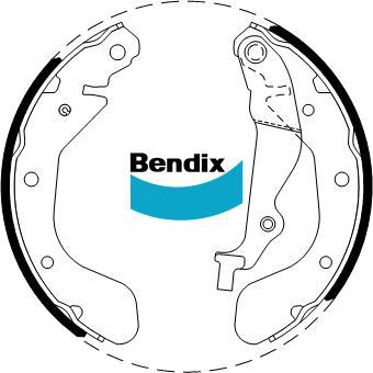 BENDIX BS1870 - Bremžu loku komplekts autodraugiem.lv