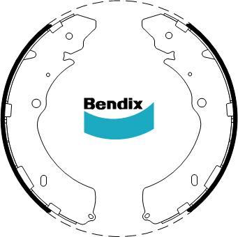 BENDIX BS1793 - Bremžu loku komplekts autodraugiem.lv