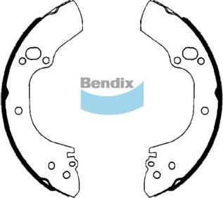 BENDIX BS1757 - Bremžu loku komplekts autodraugiem.lv