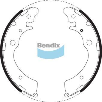 BENDIX BS1764 - Bremžu loku komplekts autodraugiem.lv