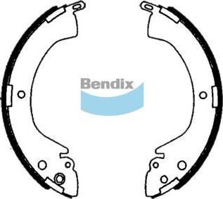 BENDIX BS1760 - Bremžu loku komplekts autodraugiem.lv