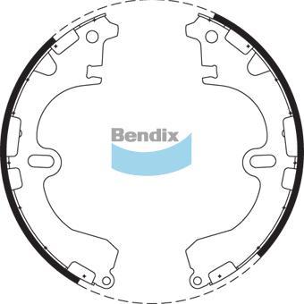 BENDIX BS1704 - Bremžu loku komplekts autodraugiem.lv