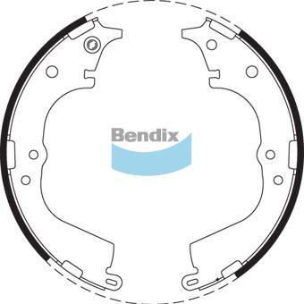 BENDIX BS1714 - Bremžu loku komplekts autodraugiem.lv